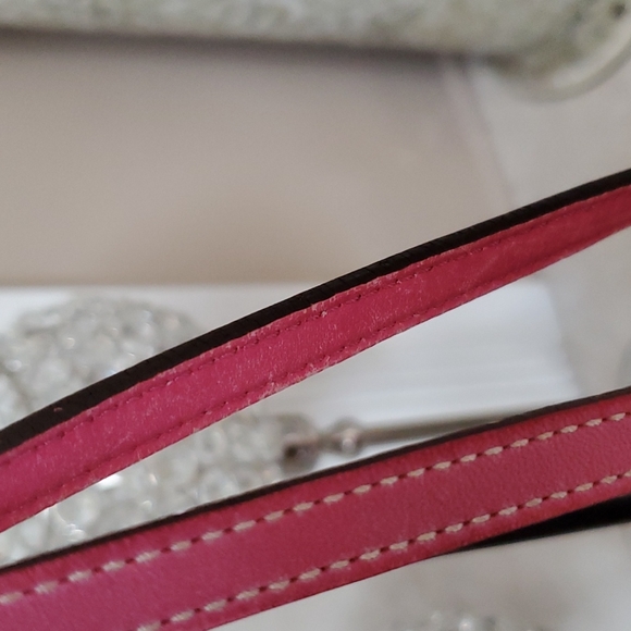 💕 COACH Pink Floral Handbag & Mini Skinny Wallet 💕 - Picture 11 of 17